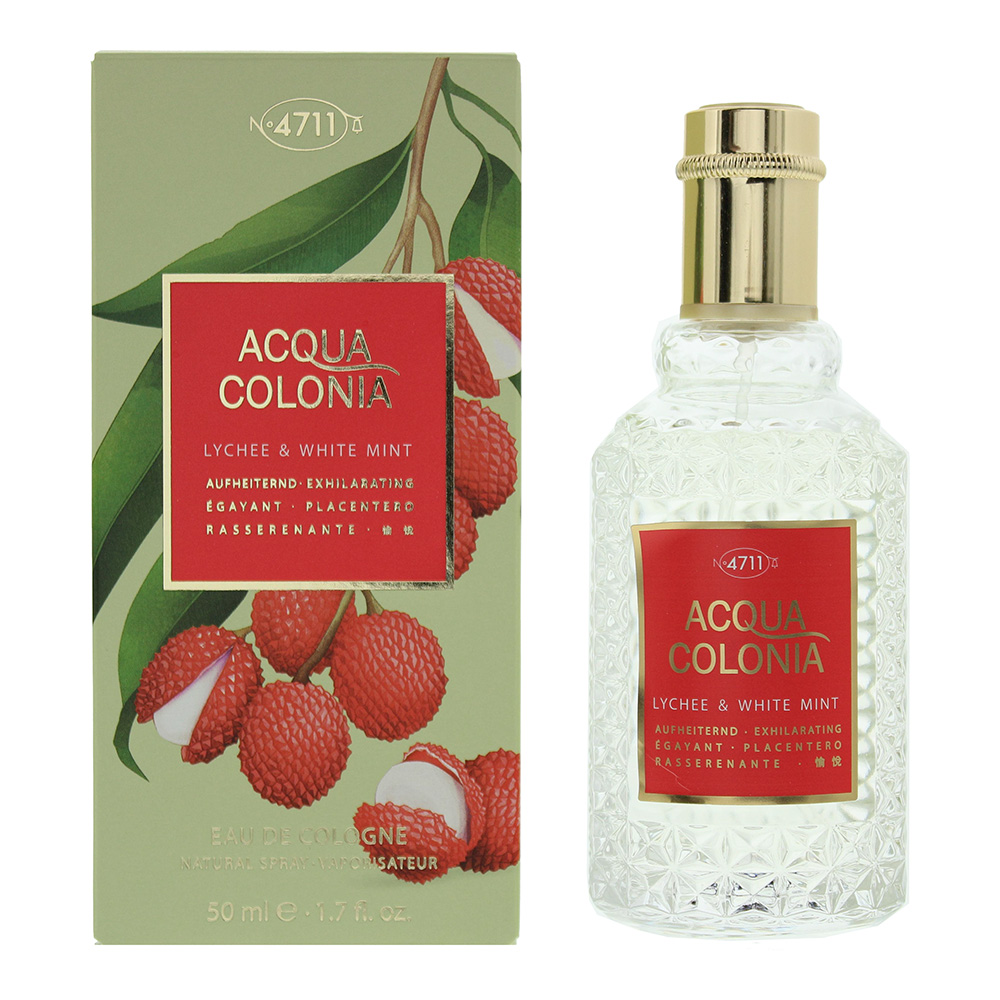 4711 Unisex Acqua Colonia Lychee & White Mint Eau De Cologne 50ml - One Size