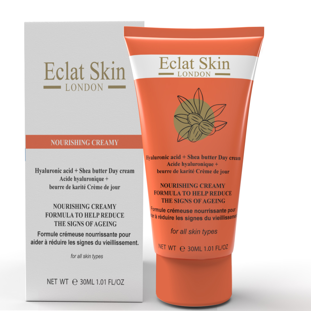 Eclat Skin London Womens Shea Butter & Collagen Day Cream 30ml - One Size