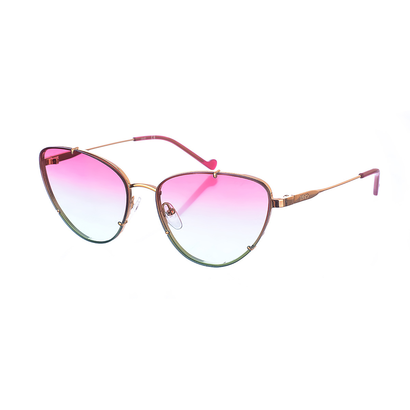 Liu Jo Womens Metal sunglasses with oval shape LJ140S women - Pink - One Size