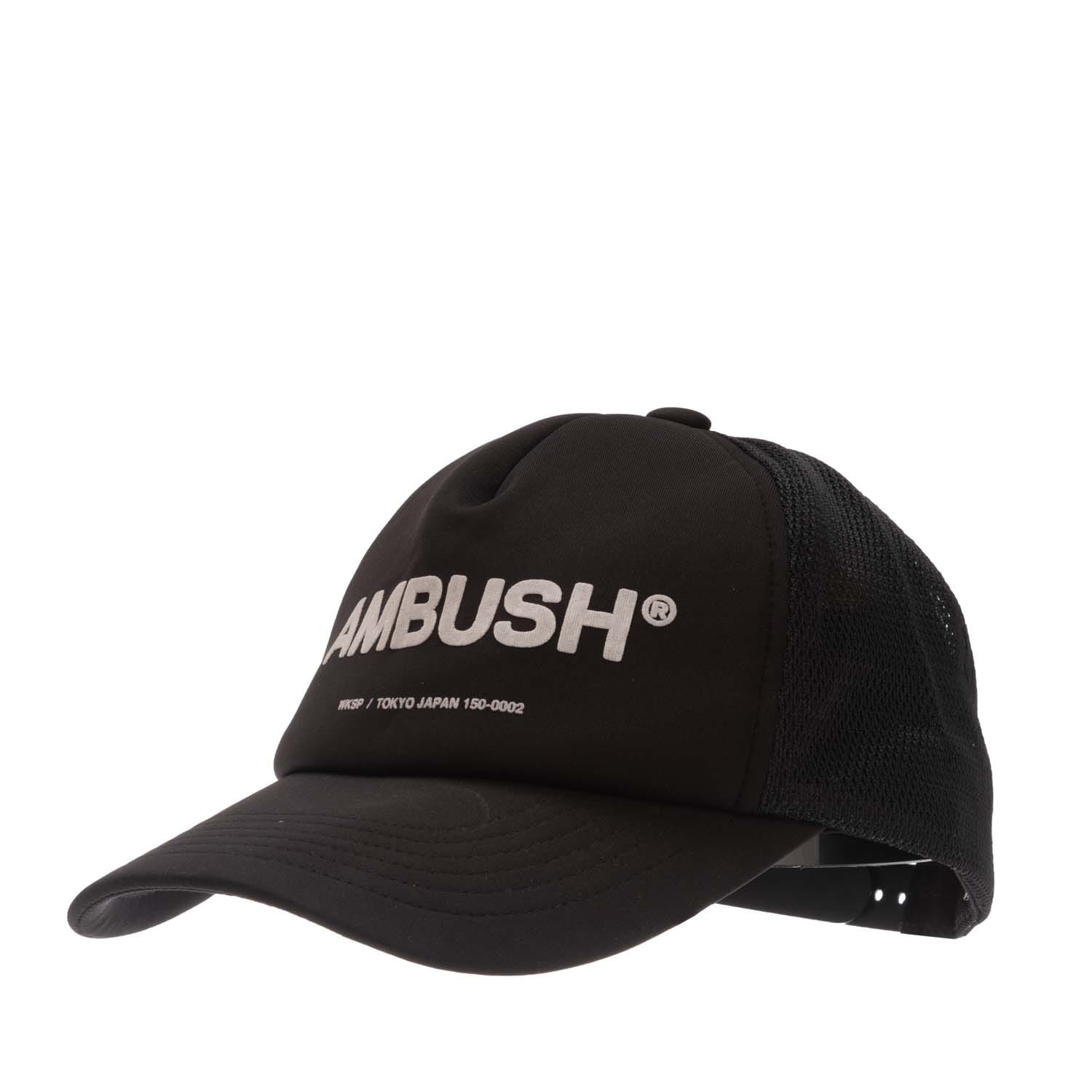 Ambush Mens Accessories Classic Logo Cap in Black-White - One Size