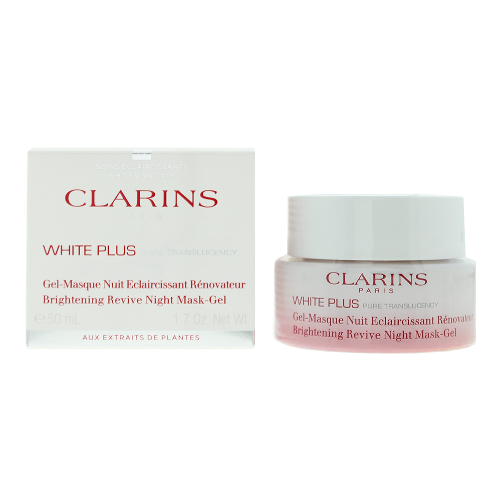 Clarins Womens White Plus Brightening Night Mask Gel 50ml - One Size