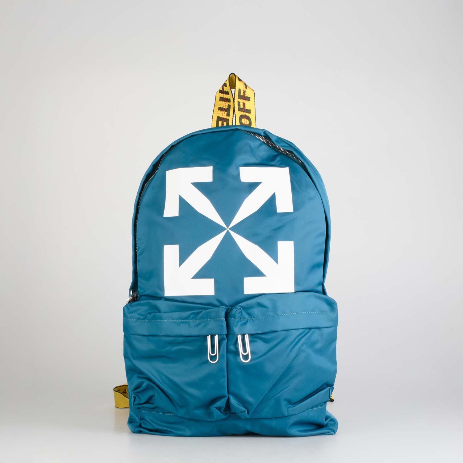 Off-White Mens Accessories Off White Arrow Backpack in Green material_polyester - One Size