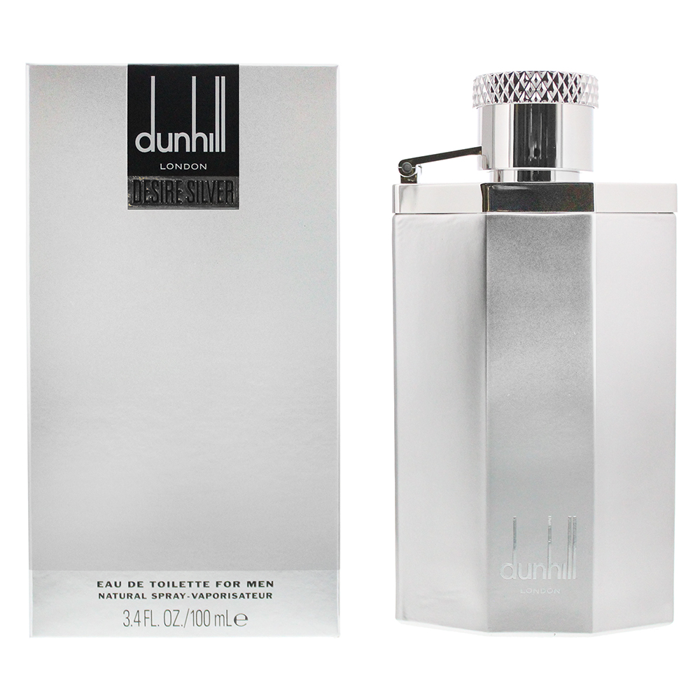 Dunhill Mens Desire Silver Eau de Toilette 100ml Spray For Him - Violet - One Size