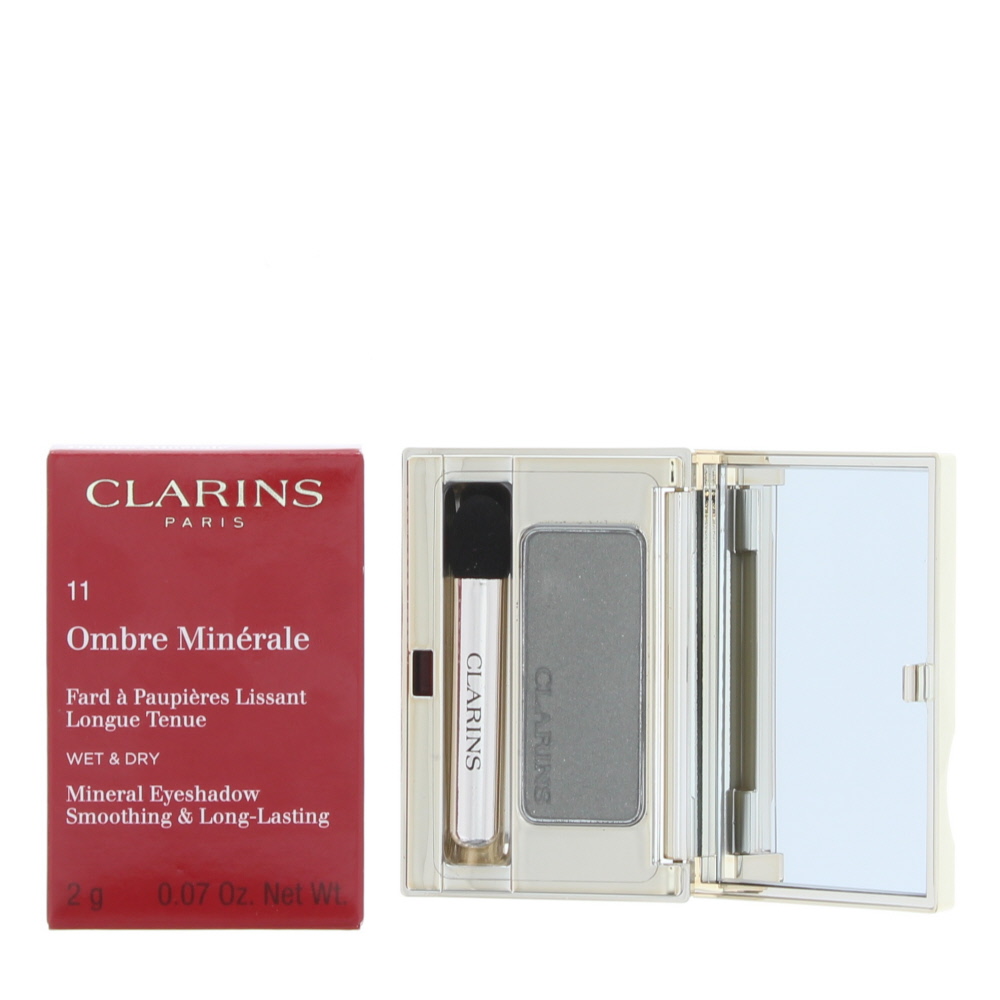 Clarins Womens Ombre Mineral Eyeshadow Smoothing & Long-Lasting 2g 11 Silver Green - One Size