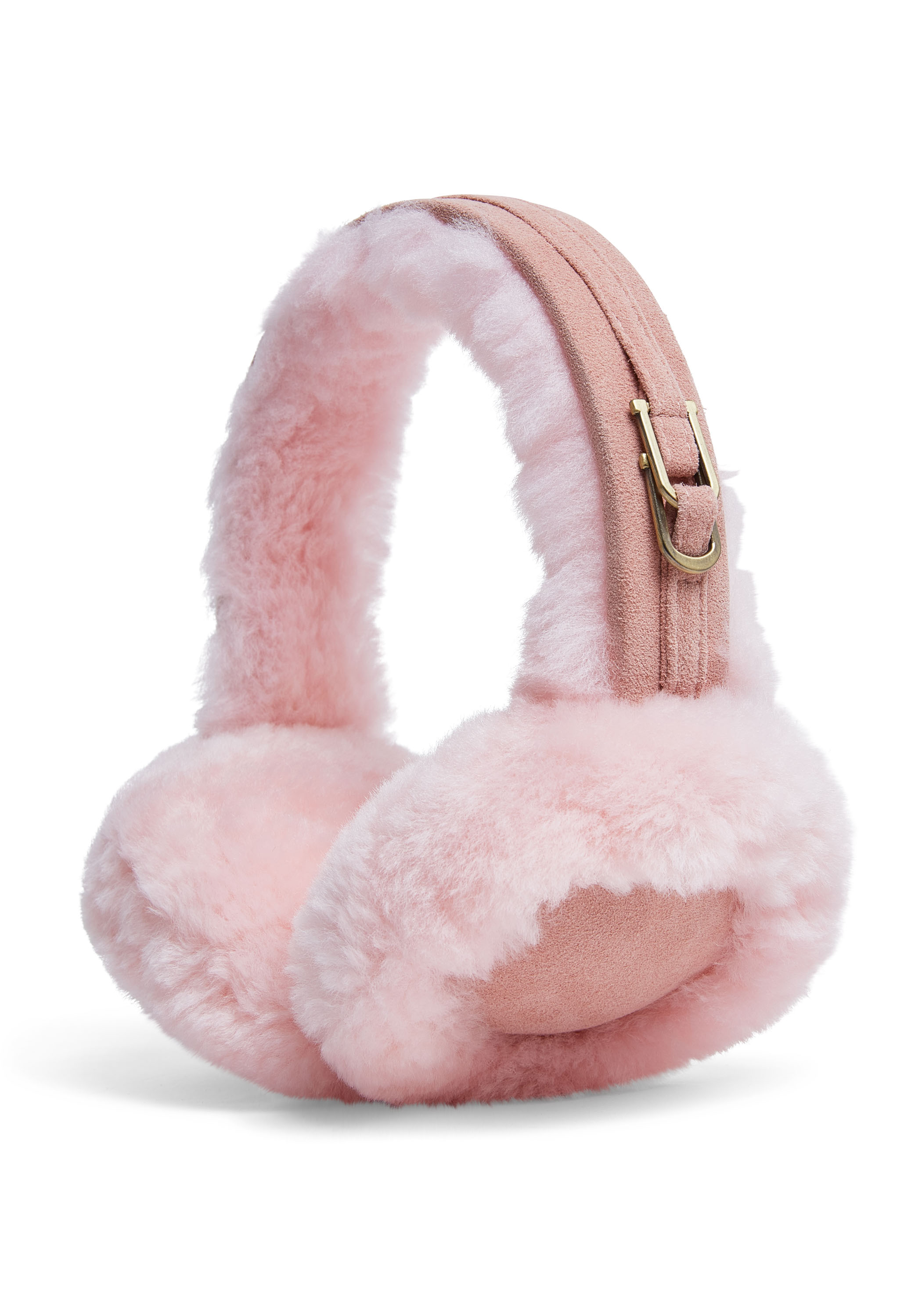 Infinity Leather Womens Winter Super Soft Fluffy Pink Ear Muffs Warm and Cozy Ear Warmers - One Size