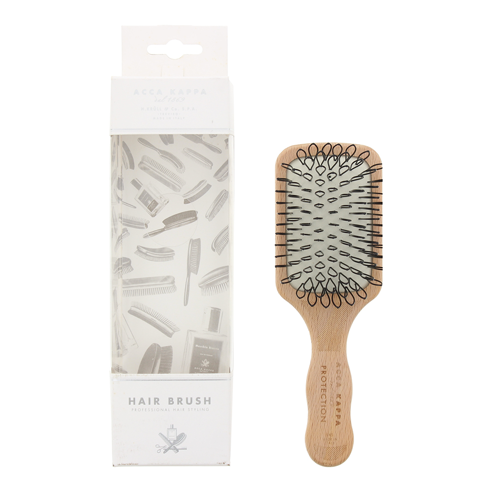 Acca Kappa Unisex Beech Wood Mini Paddle Hair Brush - One Size