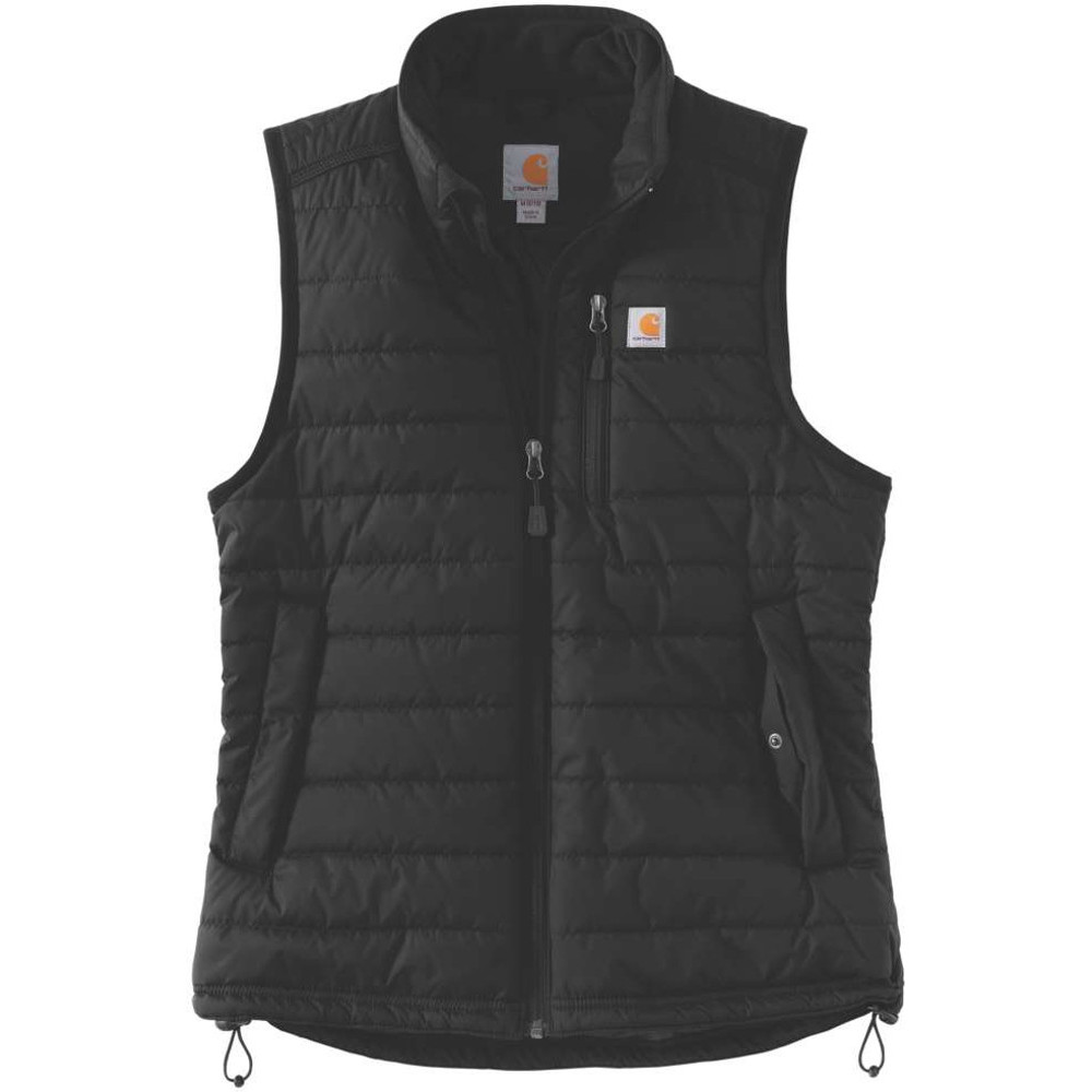 Carhartt Womens Gilliam Durable Water Repellent Body Warmer - Black Nylon - Size Small