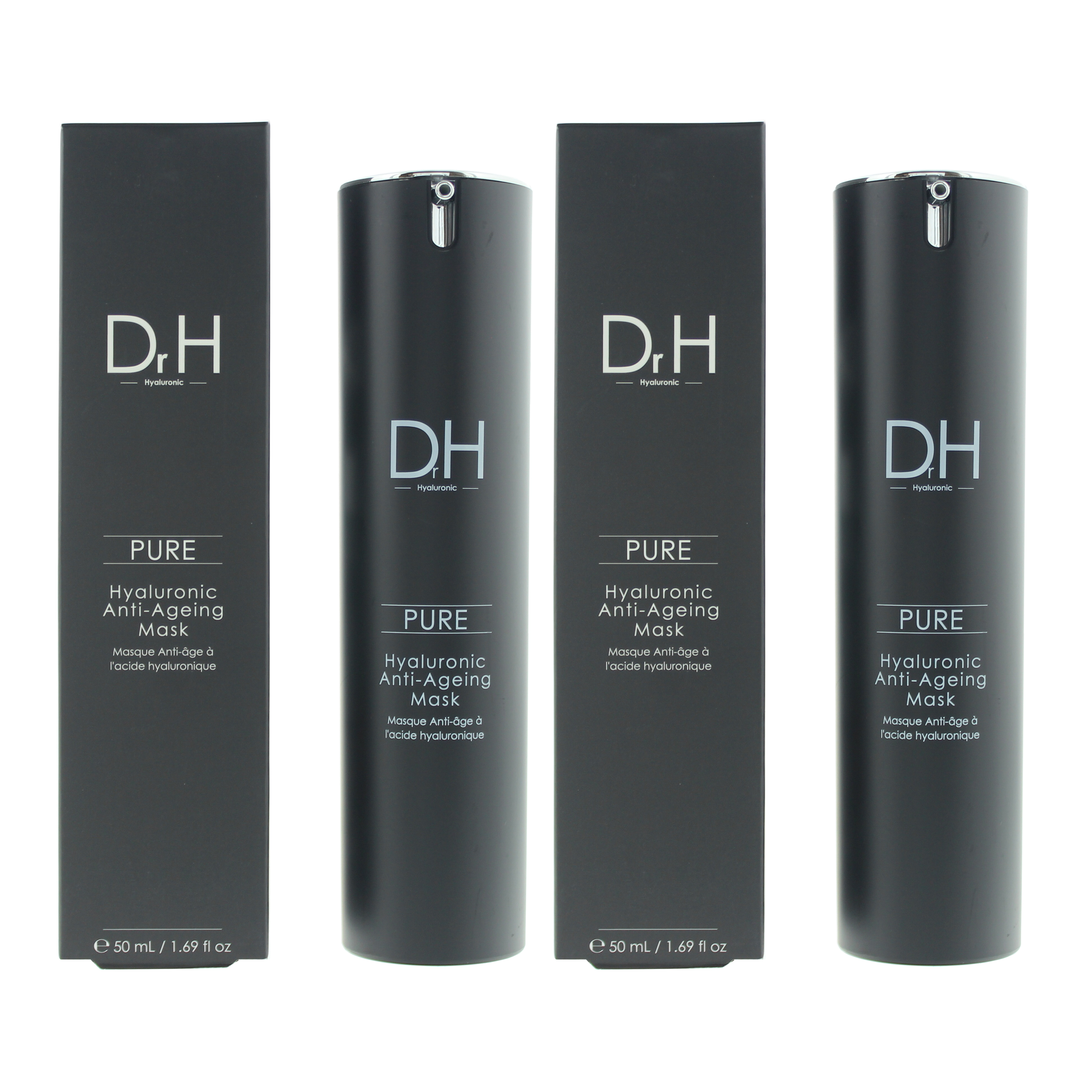 Dr H Womens Pure Hyaluronic Anti-Ageing Mask 50ml X 2 - NA - One Size