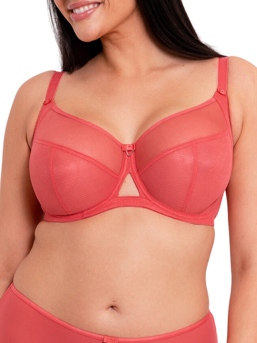 Curvy Kate Womens Victory Balcony Bra - Orange - Size 34H