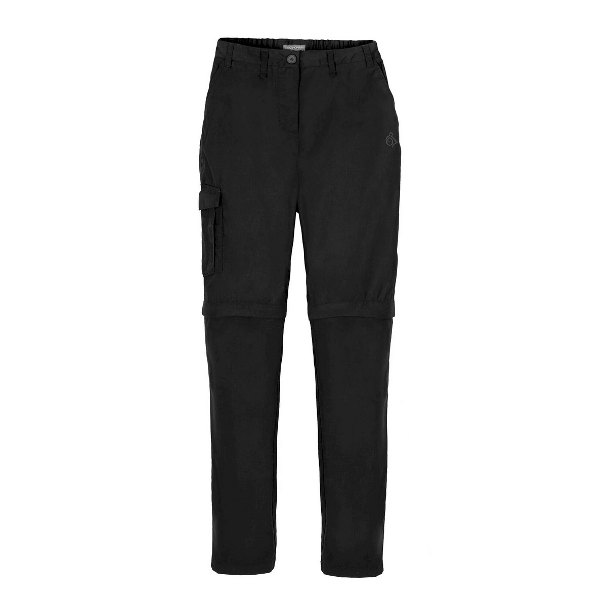 Craghoppers Womens/Ladies Expert Kiwi Convertible Trousers (Black) - Size 8 Regular