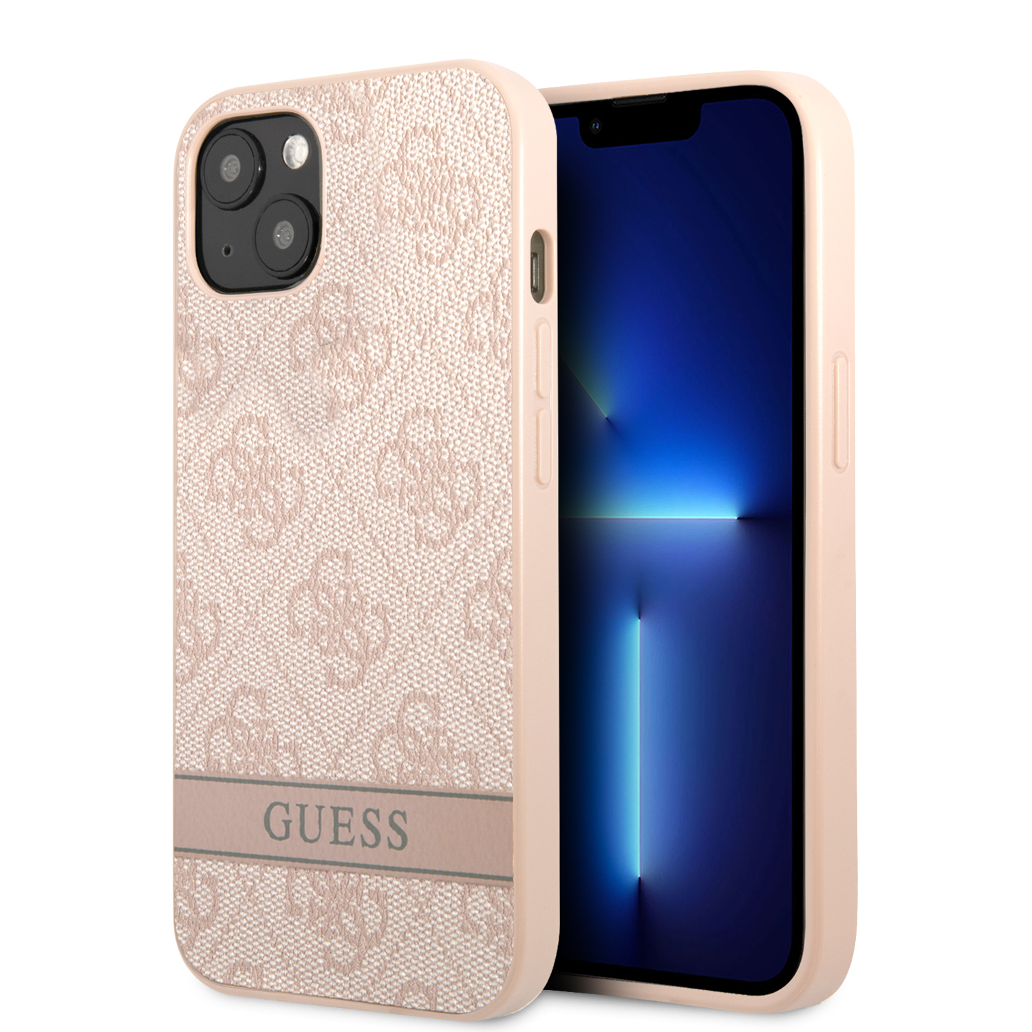 Guess 4G Phone Case PU Leather - Pink - One Size