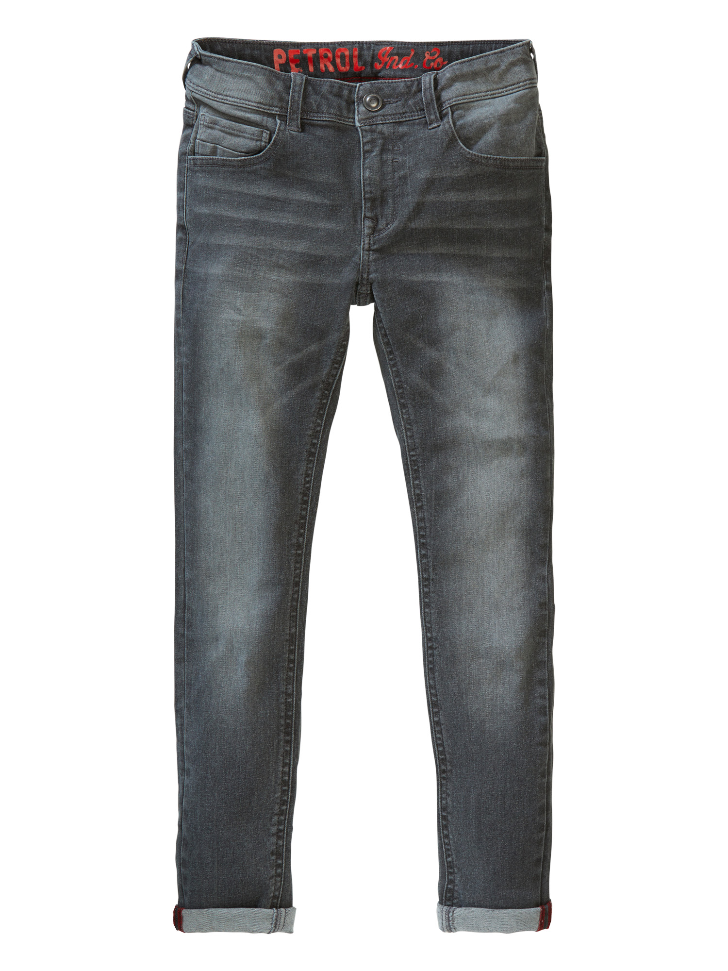 Petrol Industries - Jongens Nolan Narrow Fit Jeans - Grijs