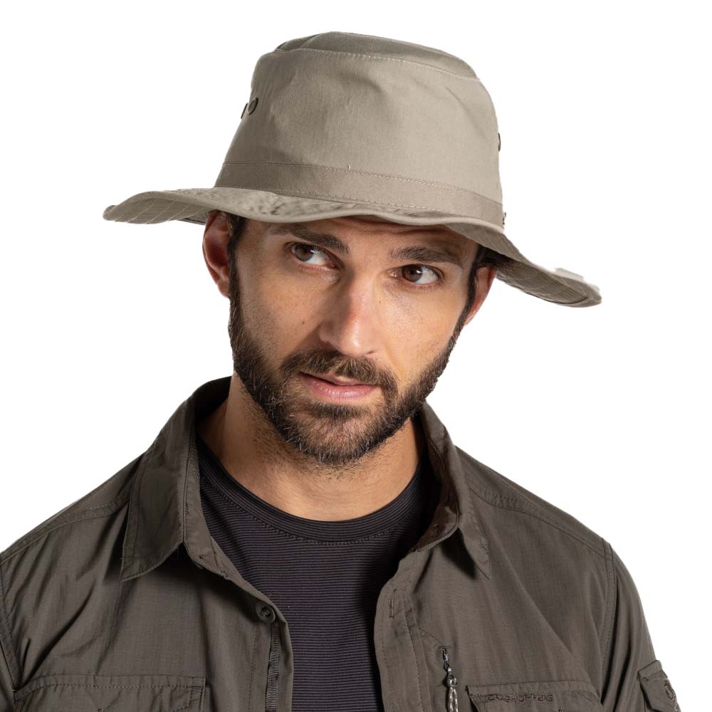 Craghoppers Mens & Womens Kiwi Ranger Safari Travel Hat - Brown - Size Small/Medium