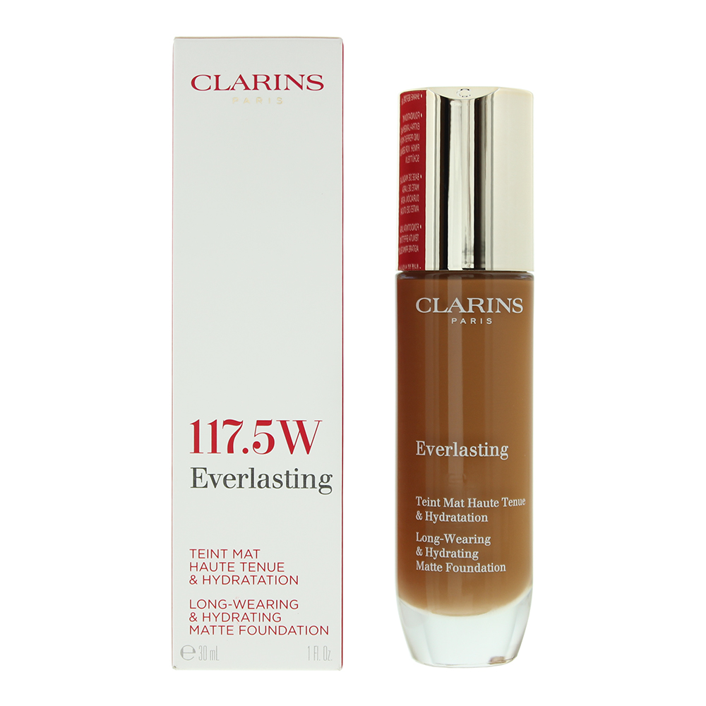 Clarins Womens Everlasting Long Wearing & Hydrating Foundation 30ml 117.5 Pecan - NA - One Size