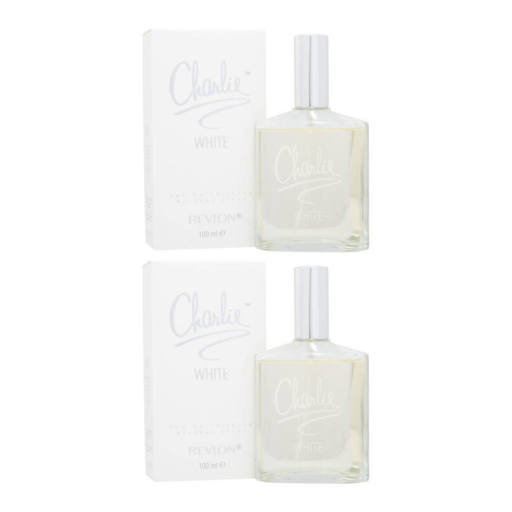 Revlon Womens Charlie White Eau de Toilette 100ml x 2 - One Size