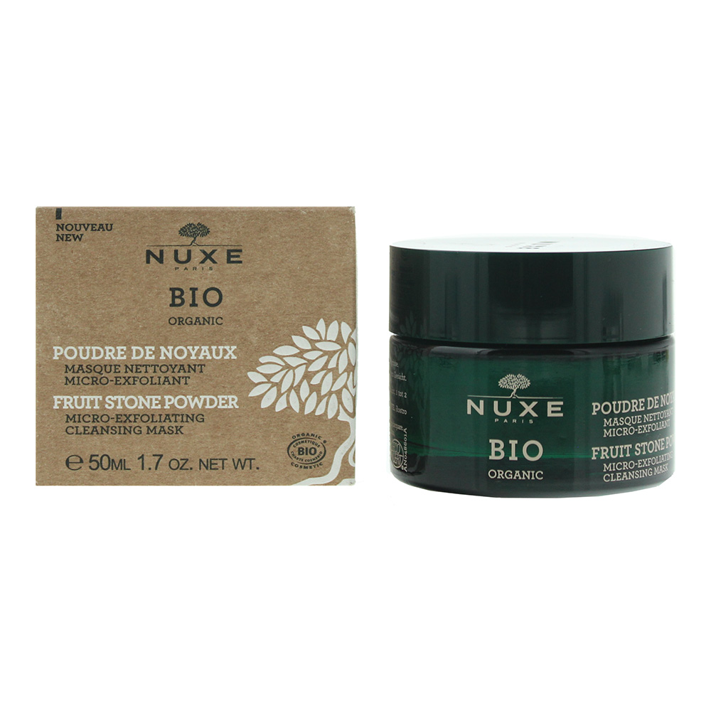 Nuxe Womens Bio Organic Fruit Stone Powder Micro-Exfoliating Cleansing Mask 50ml - NA - One Size