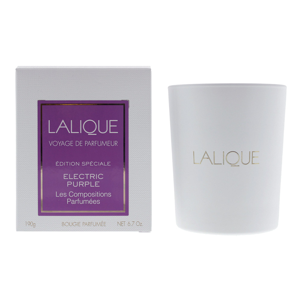 Lalique Unisex Electric Purple Candle 190g - One Size