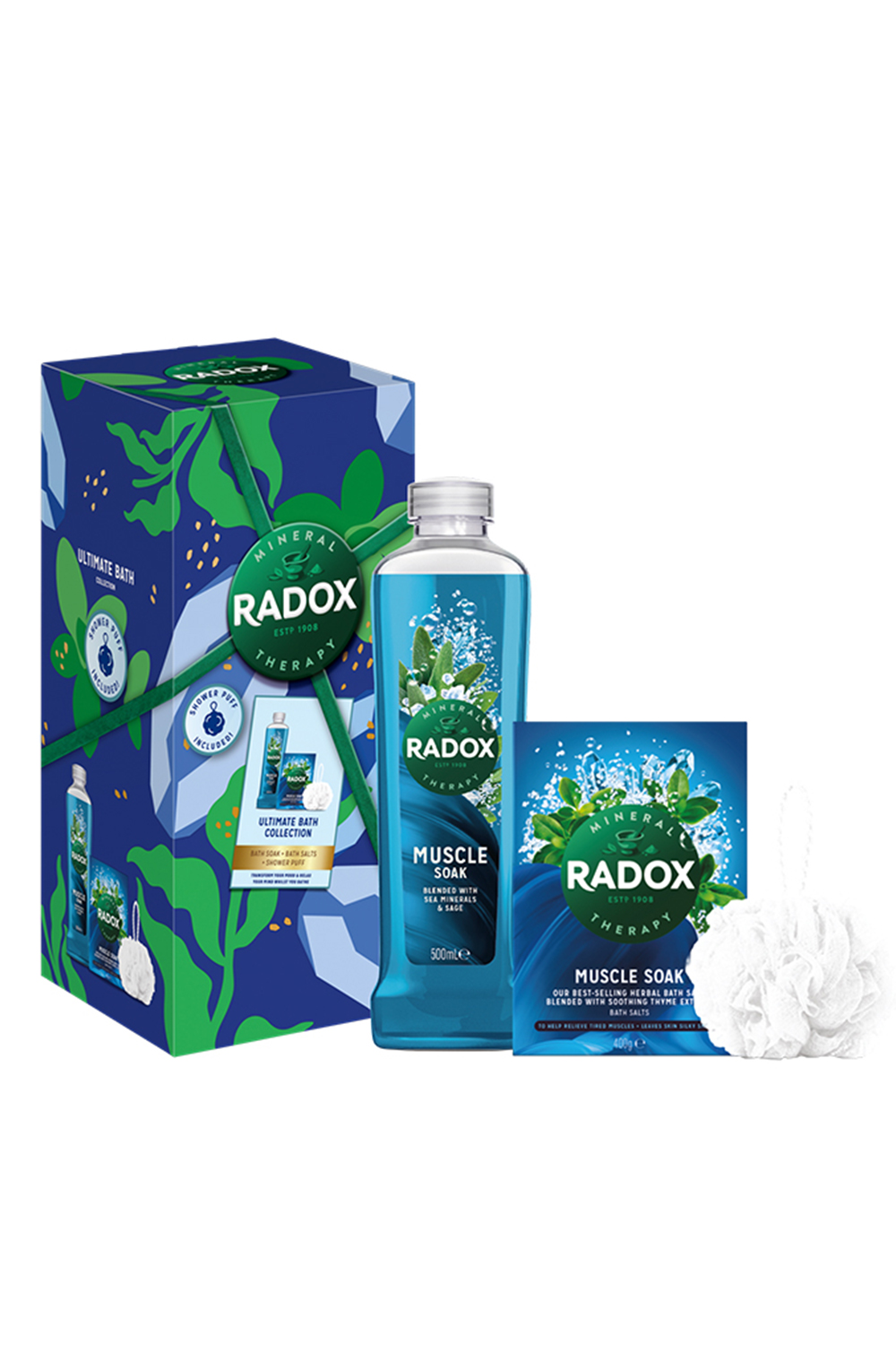 Radox Mens The Revive Collection Box 6 Pcs MultiBranded with Gym Towel - One Size