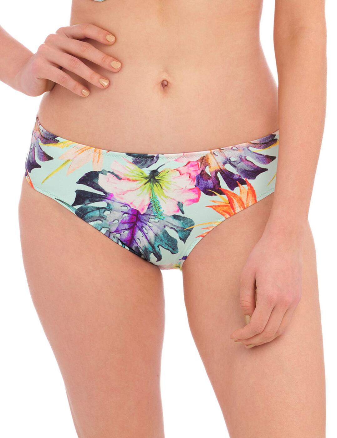 Fantasie Womens Paradiso Mid Rise Waist Bikini Brief - Multicolour material_polyamide - Size Medium