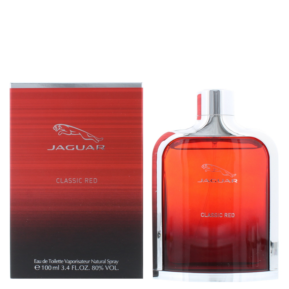 Jaguar Mens Classic Red Eau de Toilette 100ml - Black - One Size