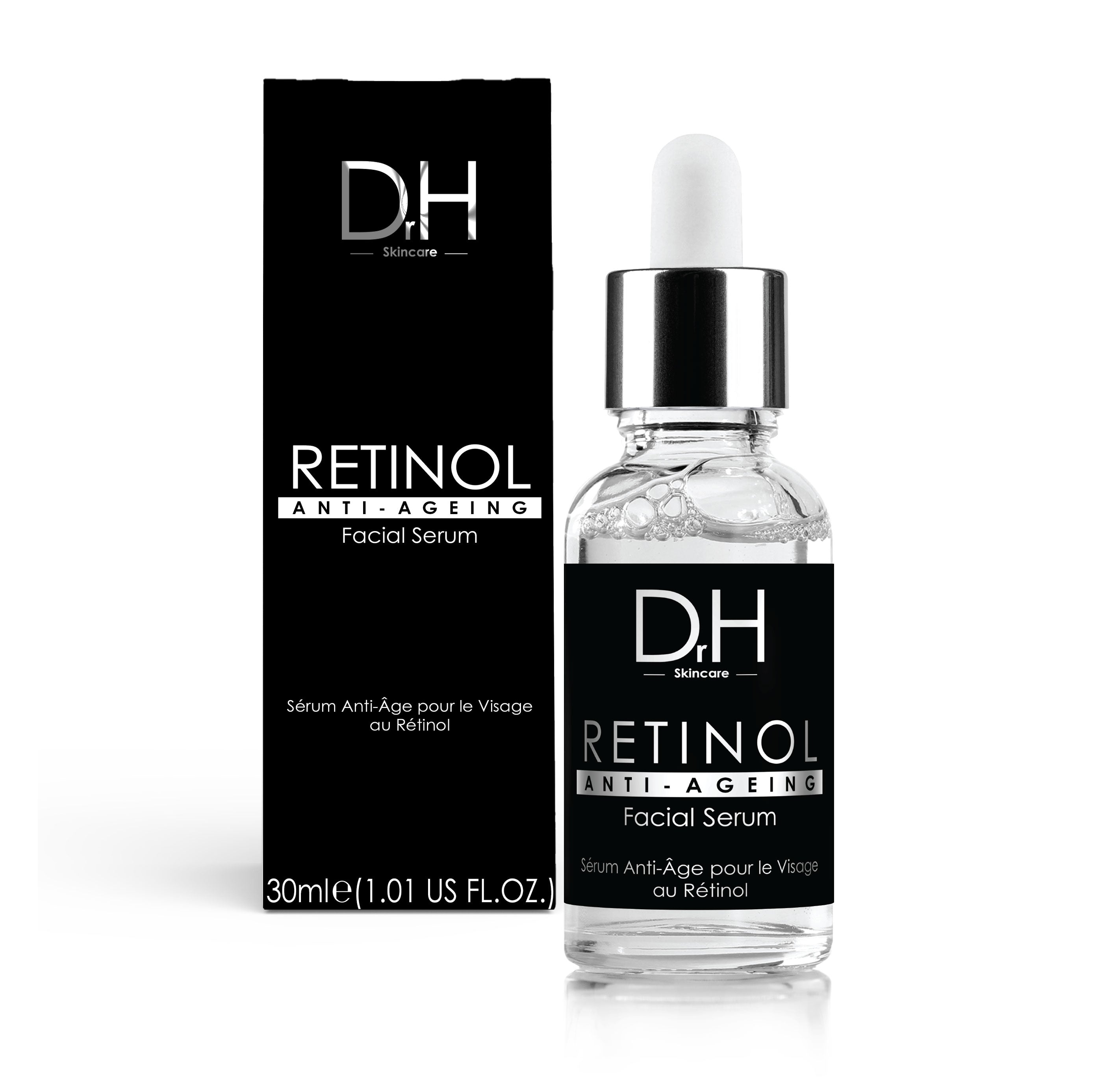 Dr H Unisex Anti-Aging Retinol Facial Serum 30ml - One Size