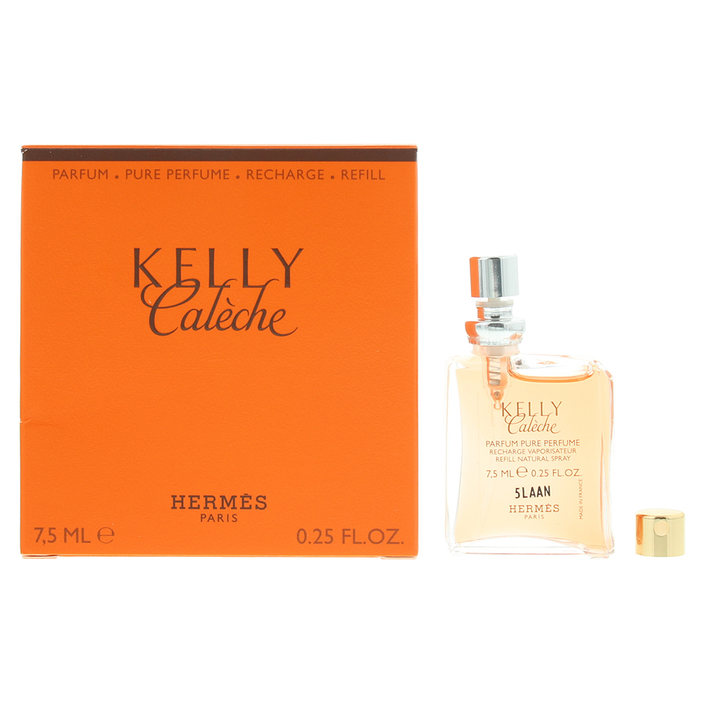 Hermes Womens Kelly Caleche Refill Pure Parfum 7.5ml Spray for Her - One Size