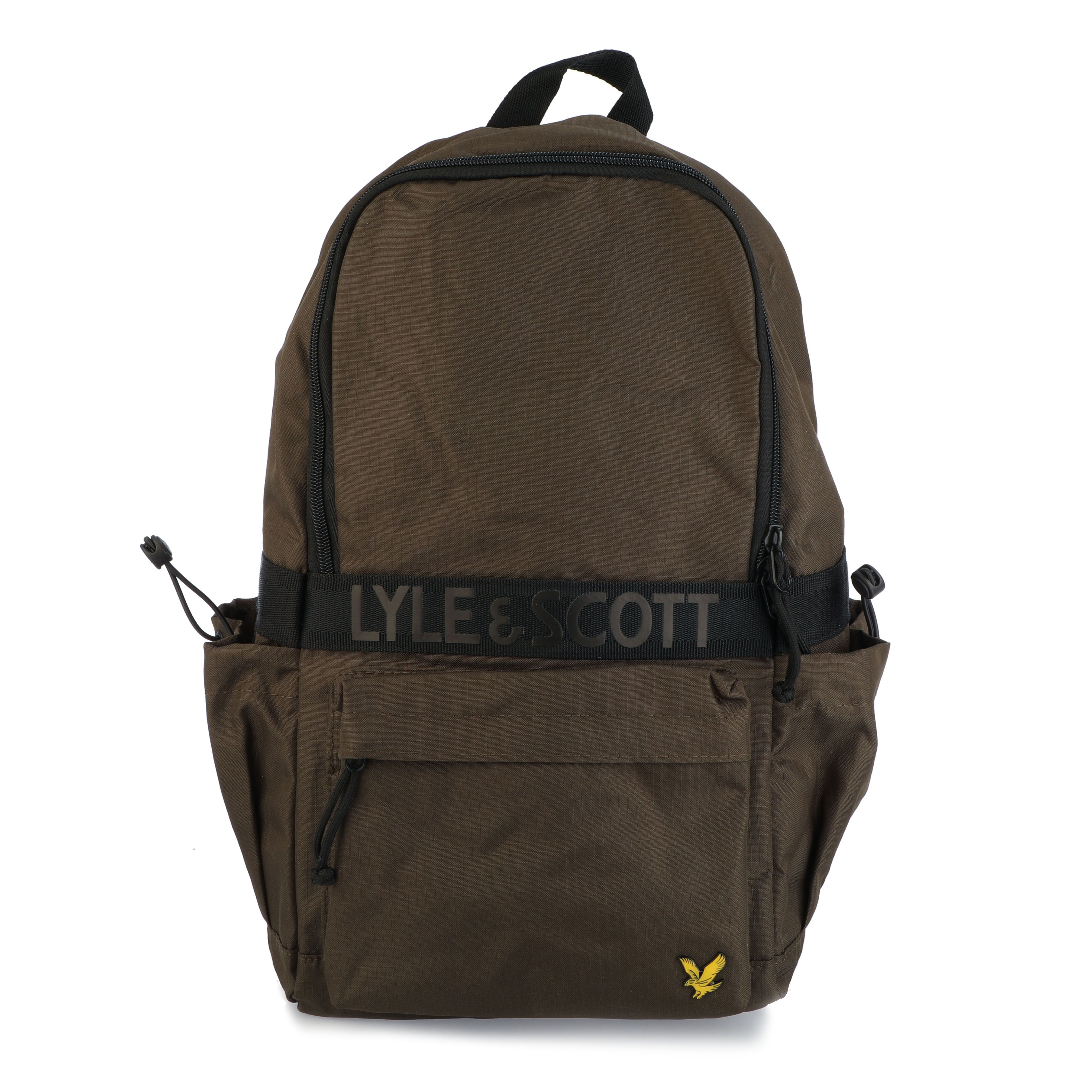 Lyle & Scott Mens Accessories And Recycled Ripstop Backpack in olive - Green - One Size