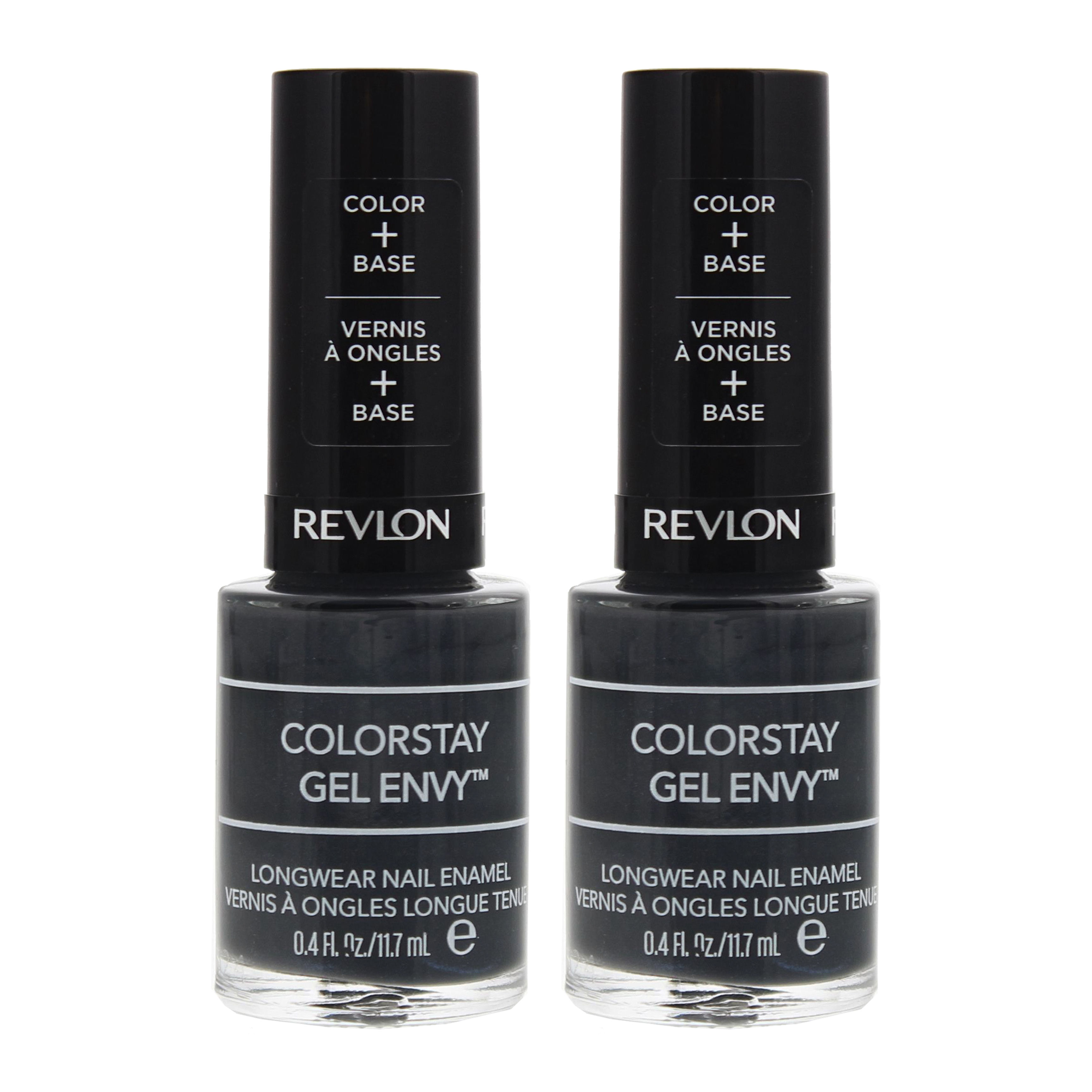 Revlon Womens Colorstay Gel Envy Longwear Nail Enamel 11.7ml - Ace Of Spades 500 x 2 - NA - One Size