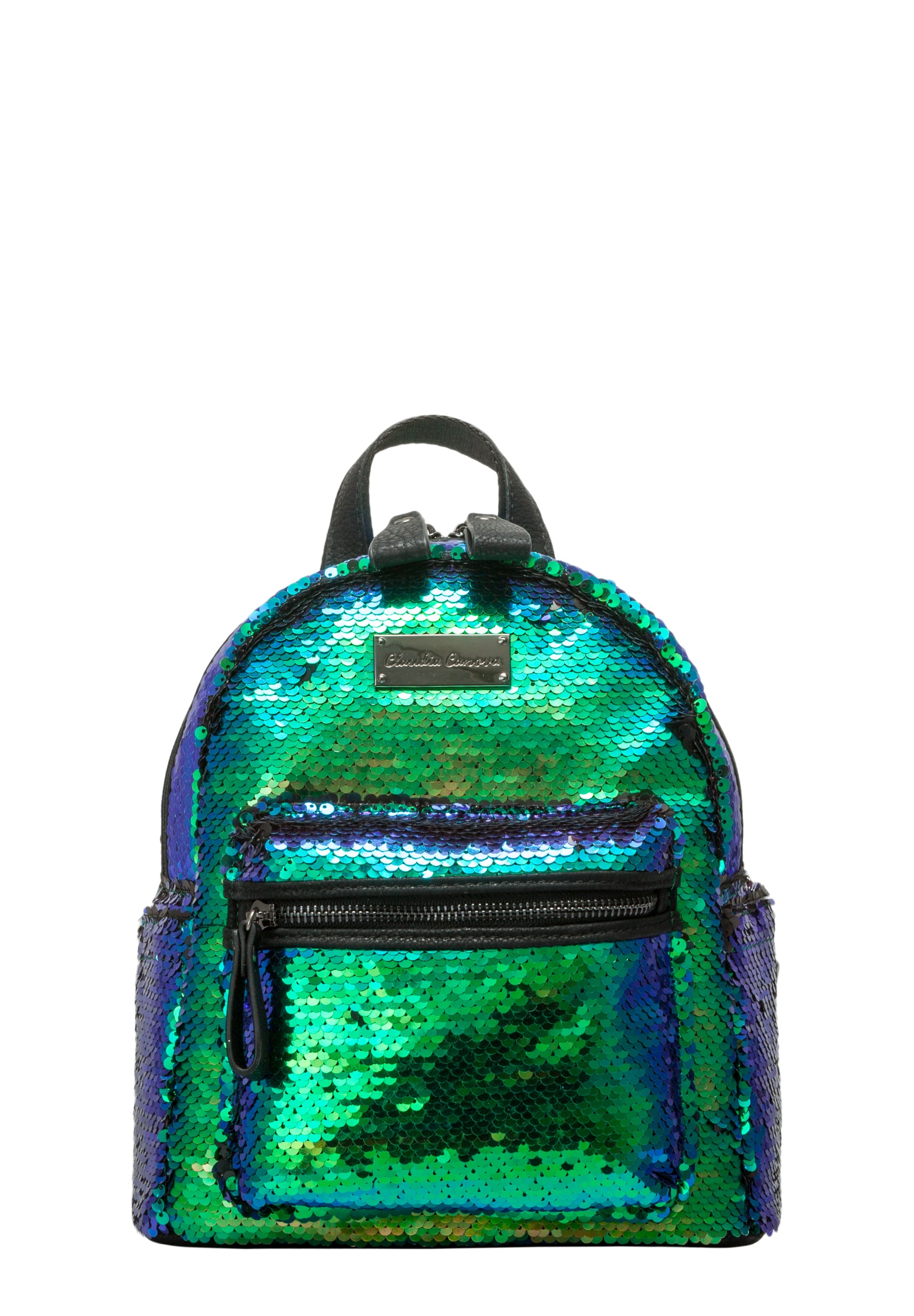 Claudia Canova Womens Anii XS Sequin Backpack - Multicolour Metallic - One Size