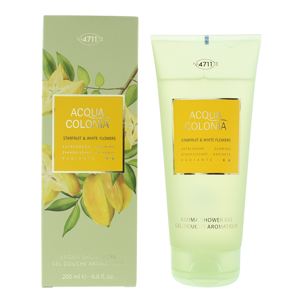 4711 Unisex Acqua Colonia Starfruit & White Flowers Shower Gel 200ml - One Size