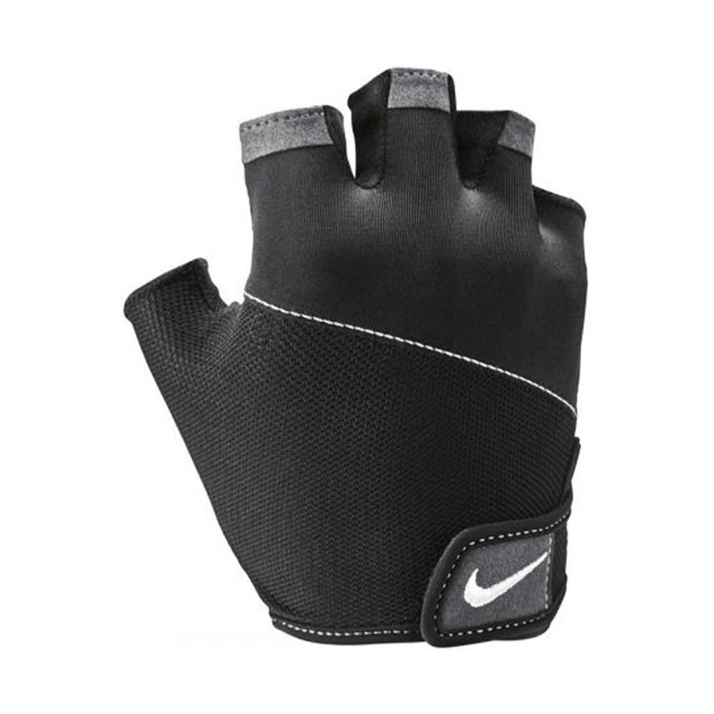 Nike Womens/Ladies Elemental Fitness Fingerless Gloves (Black/White) - Size Large