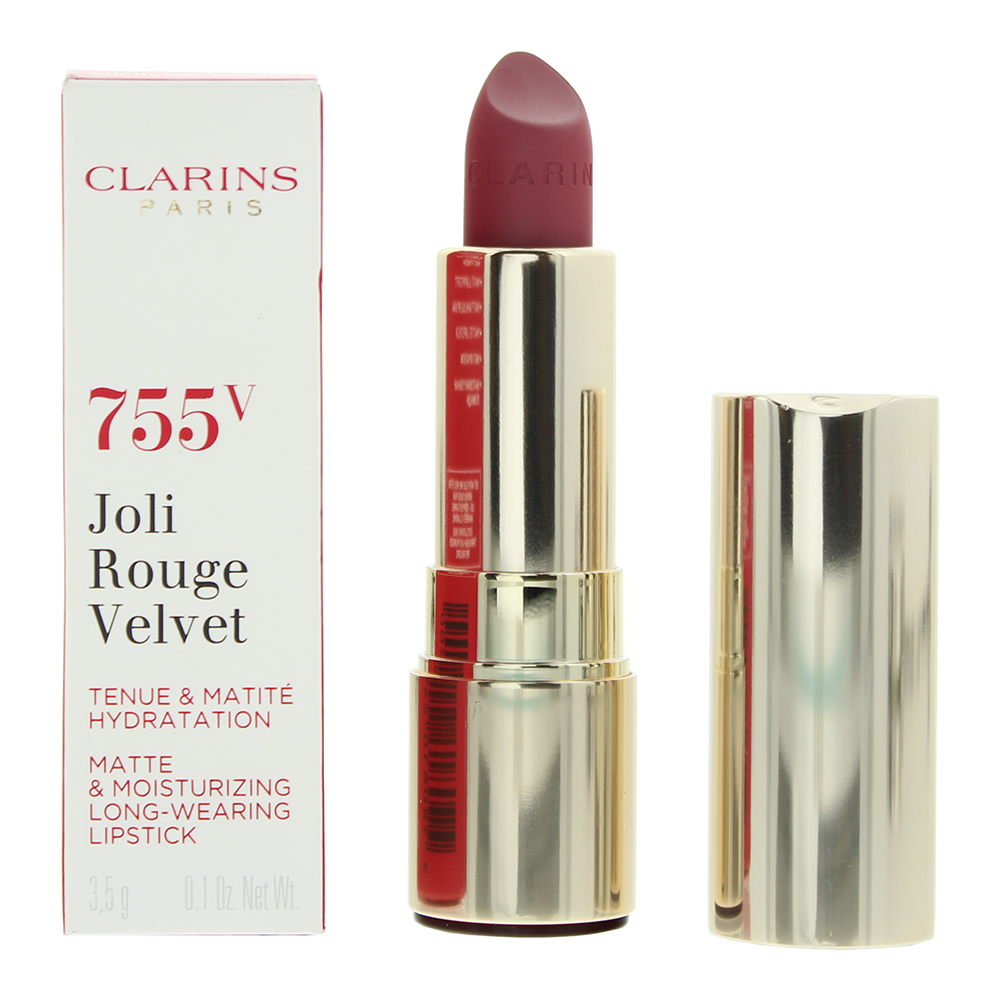 Clarins Womens Joli Rouge Velvet Matte & Moisturizing Lipstick 3.5g - 755V Litchi - NA - One Size