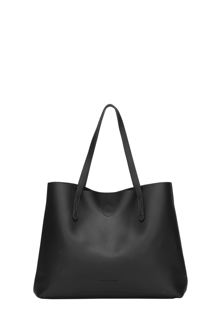 Claudia Canova Womens OPHELIA TOTE BAG - Black Pu - One Size