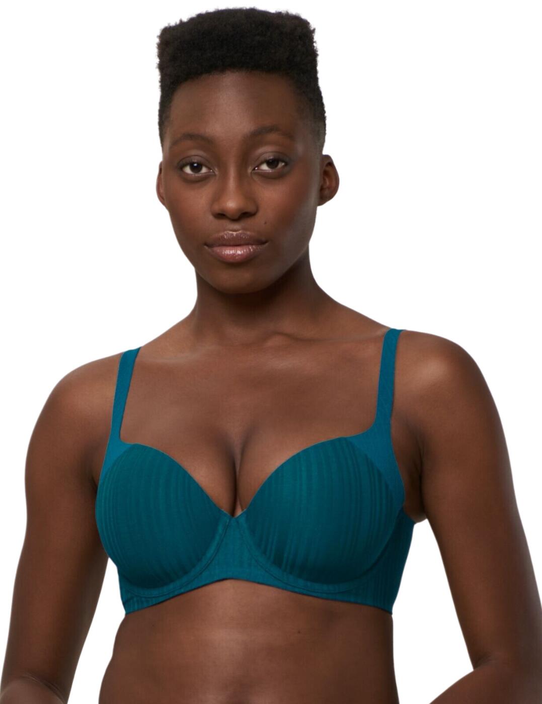 Triumph Womens Body Make-Up Padded Bra - Blue - Size 32B