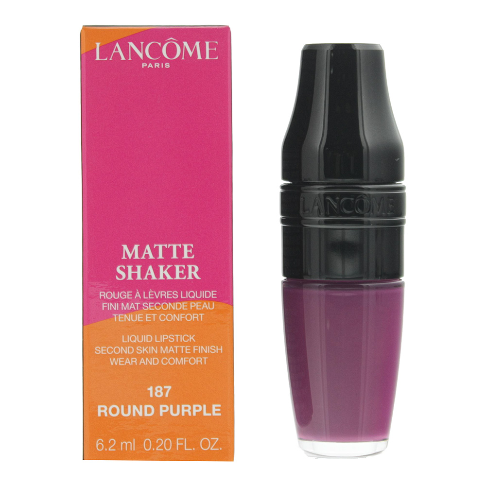 Lancome Unisex Lancôme Matte Shaker 187 Round Purple Liquid Lipstick 6.1ml - One Size