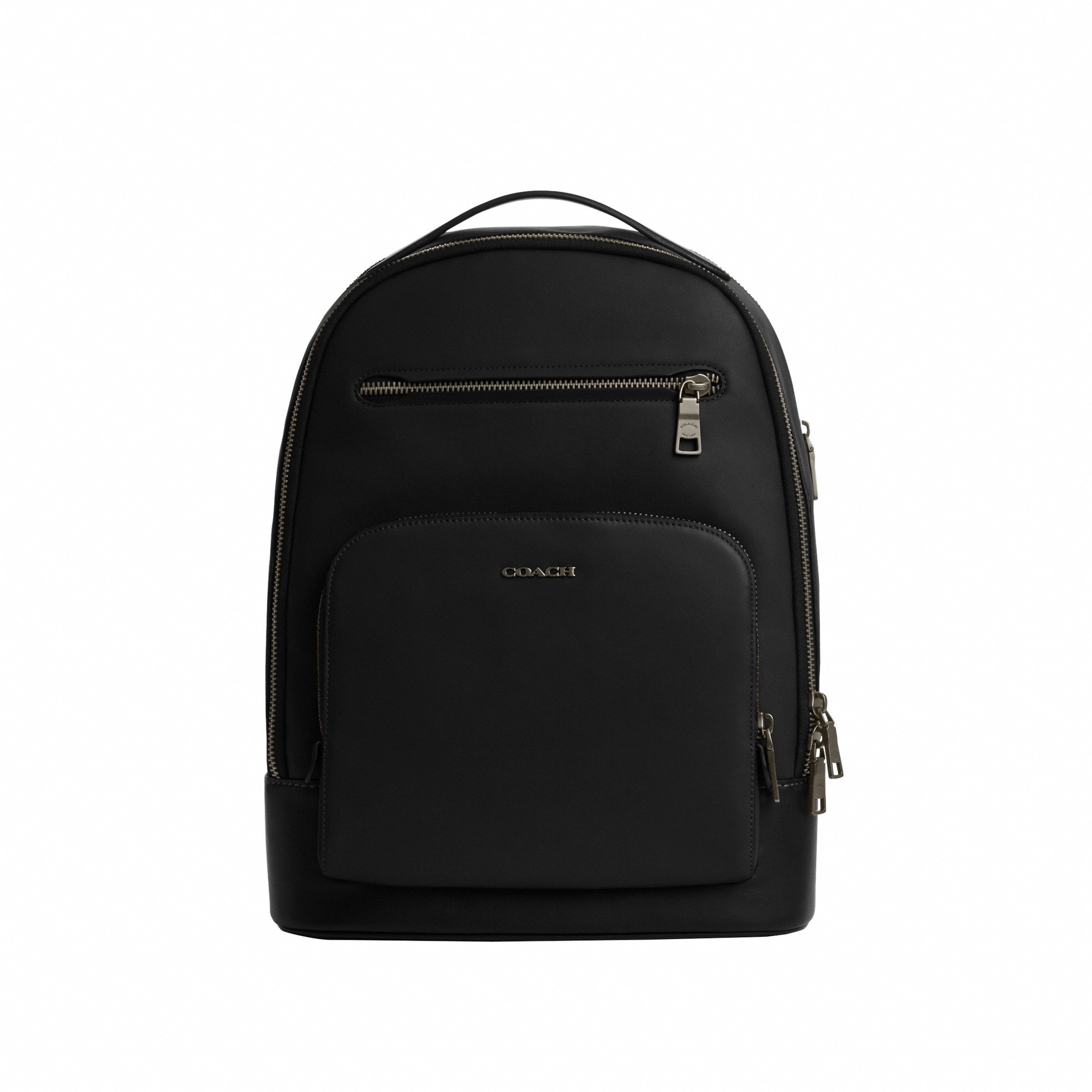 Coach Mens Ethan Backpack in Smooth Leather Bag - Black - One Size