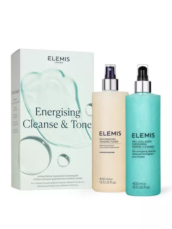 Elemis Womens Engerising Cleanse & Tone Supersized Duo - NA - One Size