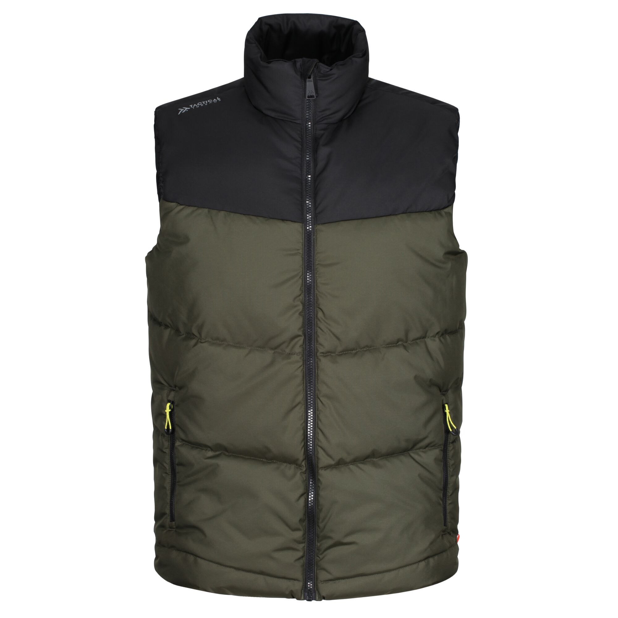 Regatta Mens Regime Insulated Body Warmer (Dark Khaki/Black) - Size X-Large