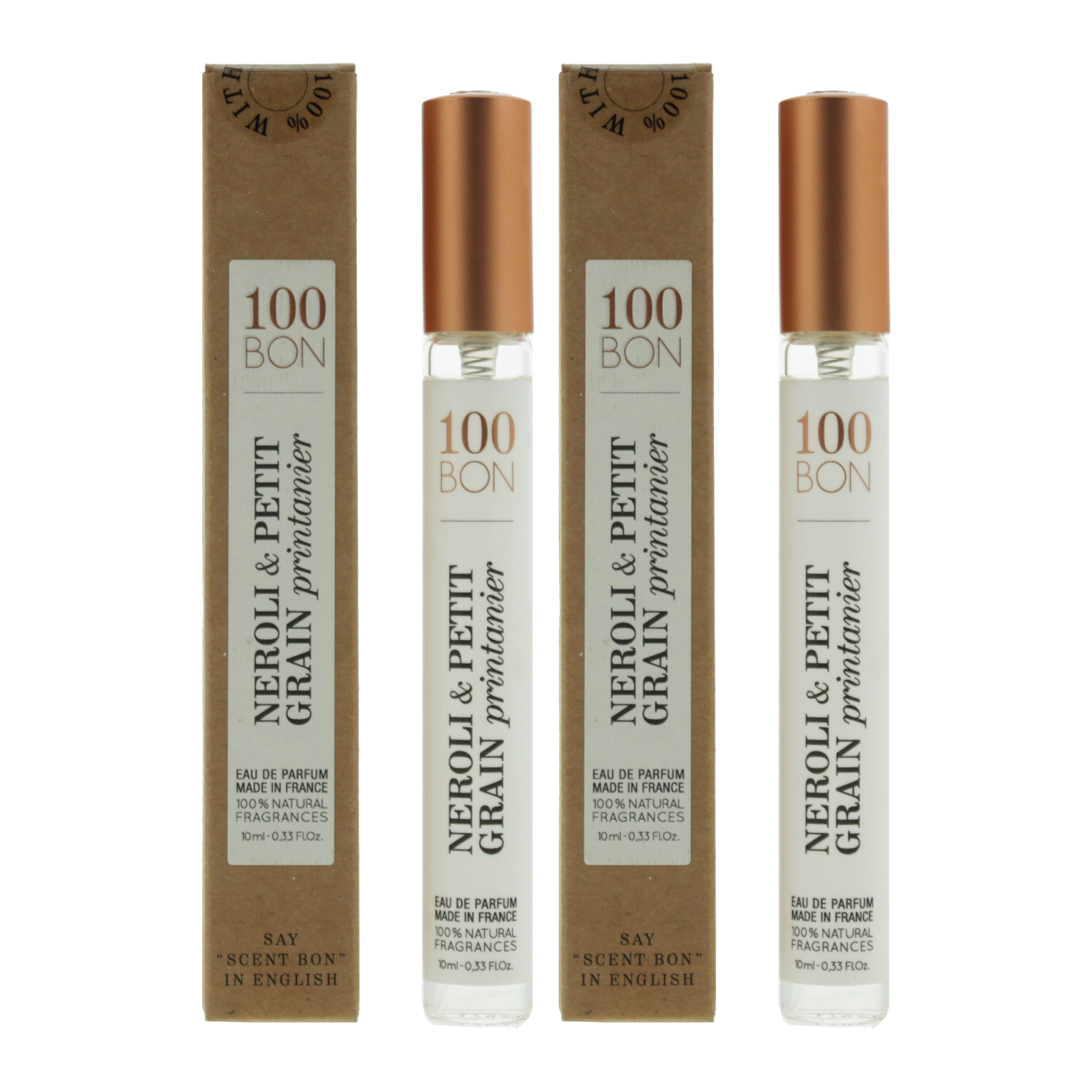 100Bon Unisex 100 Bon Neroli & Petit Grain Printanier Eau De Parfum 10ml x 2 - One Size