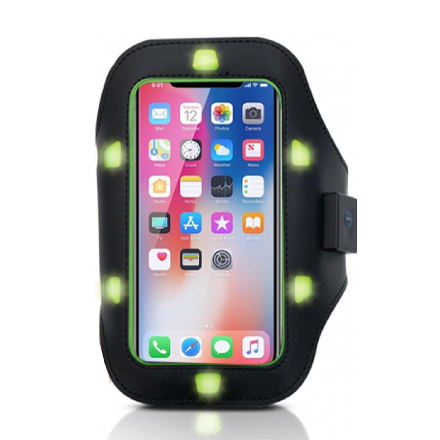 Aquarius LED Sports Armband for Smartphones - Black - One Size