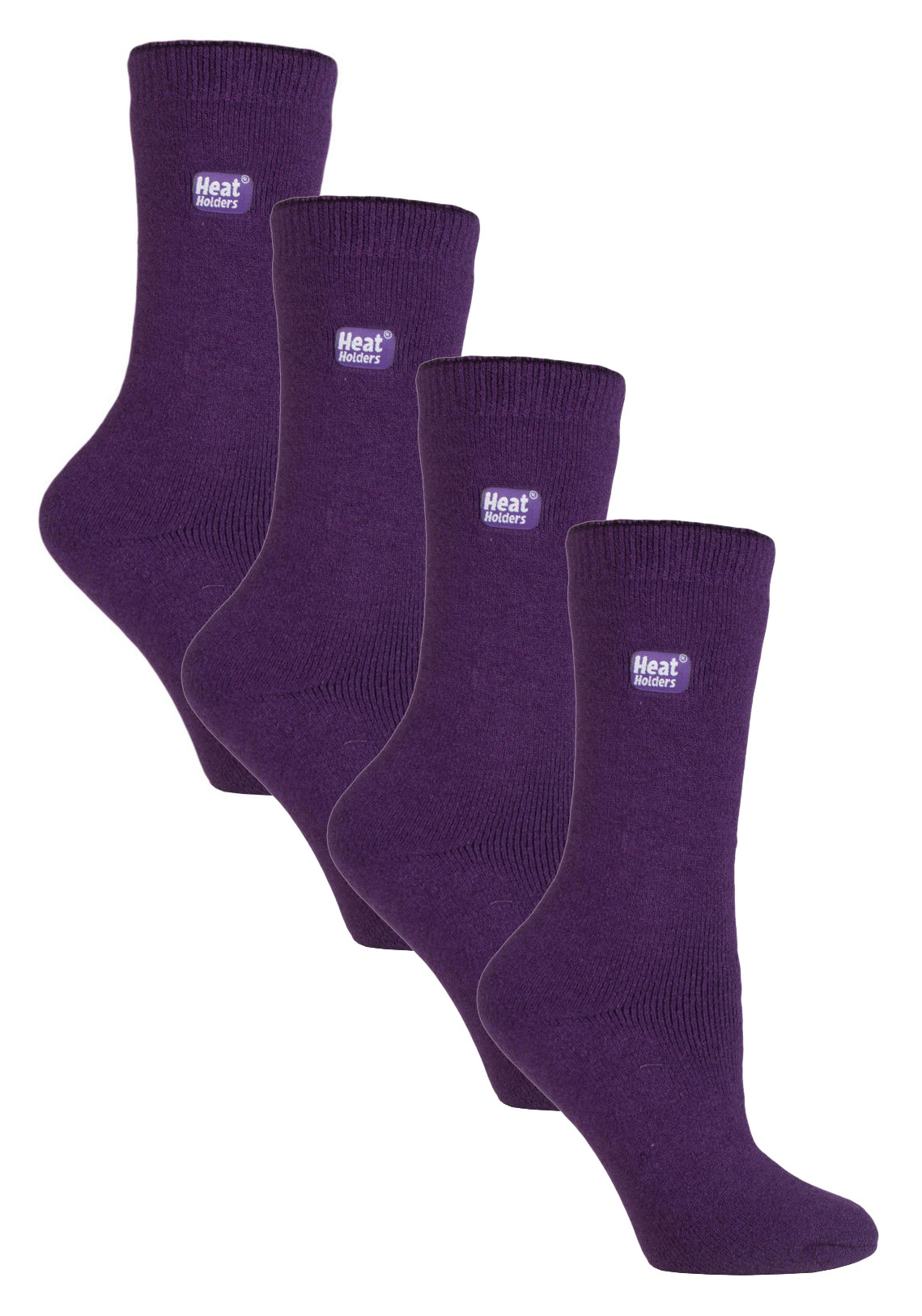 Heat Holders Womens Ultra Lite - 4 Pair Multipack Ladies Thermal Socks