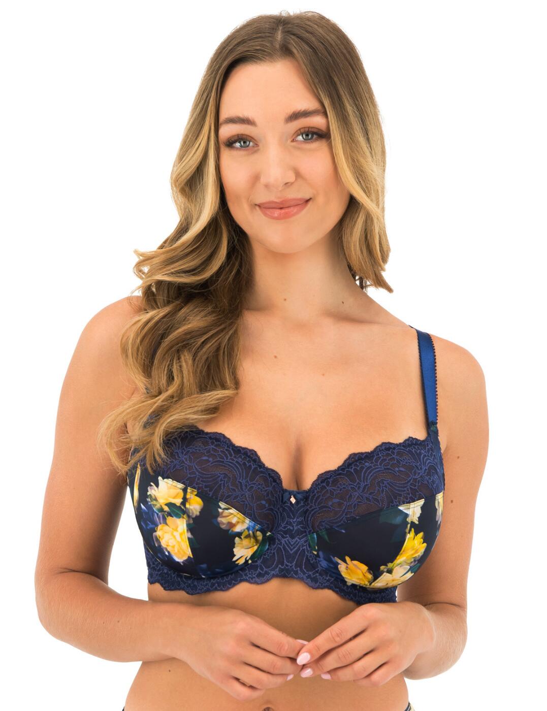 Fantasie Womens 101501 Lucia Side Support Bra - Blue - Size 36G