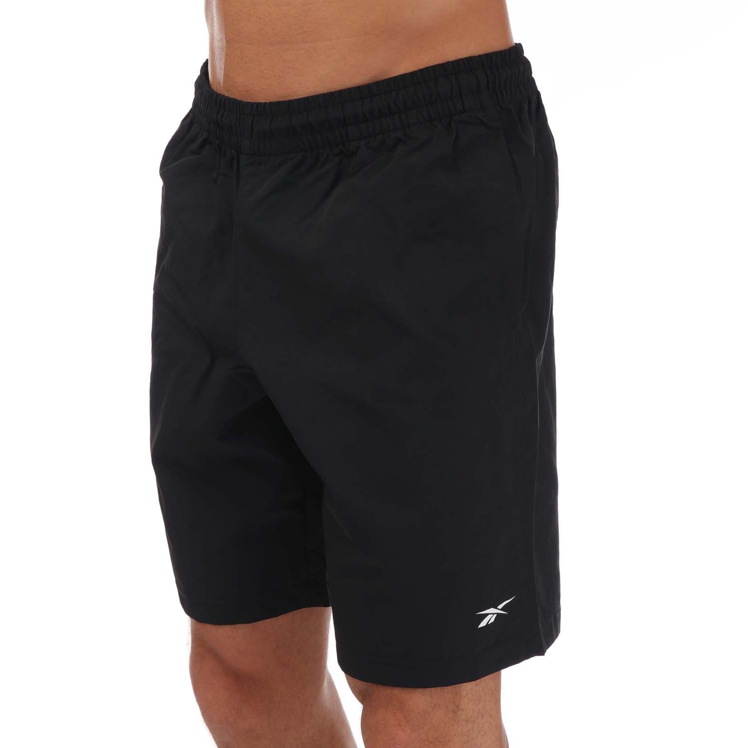 Reebok Mens Training Essentials Utility Shorts in Black - Size Large