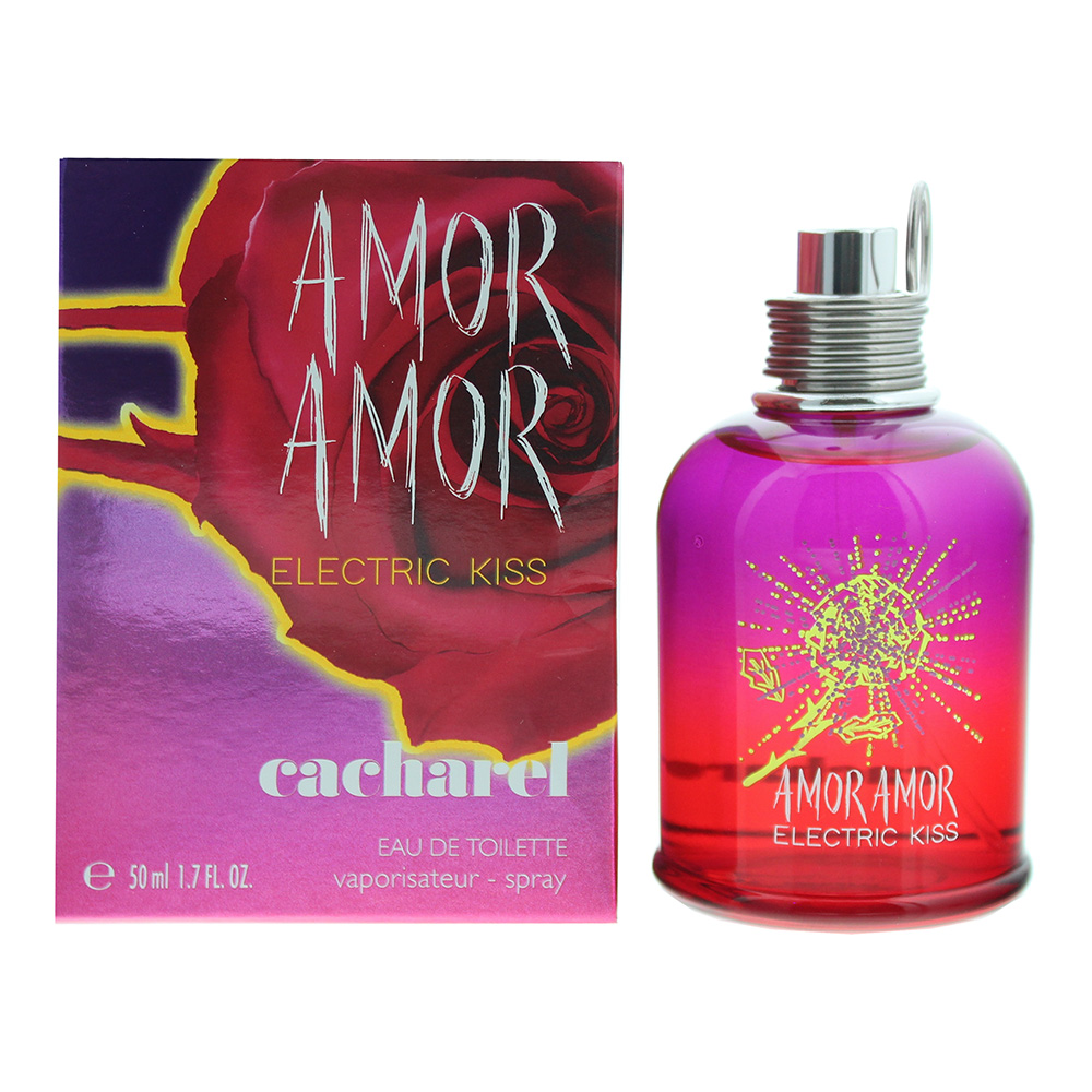 Cacharel Womens Amor Electric Kiss Eau de Toilette 50ml Spray - Pink - One Size