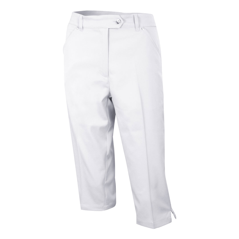 Island Green Womens/Ladies Golf Capri Trousers (White) - Size 8 UK