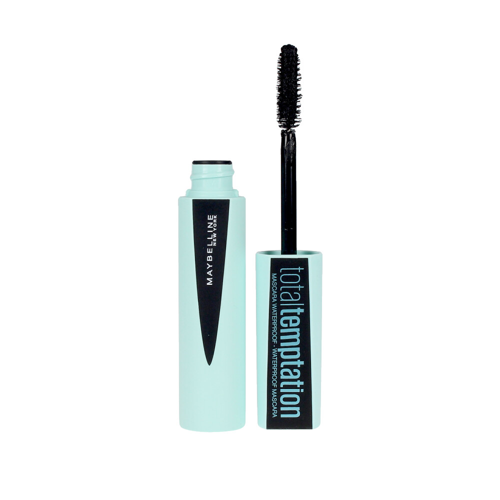 Maybelline New York Womens 2 x Total Temptation Waterproof Mascara 9.4ml - Black - One Size