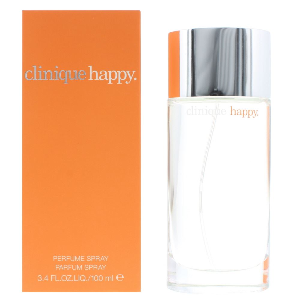 Clinique Womens Happy Perfume Spray 100ml For Her - Apple - One Size