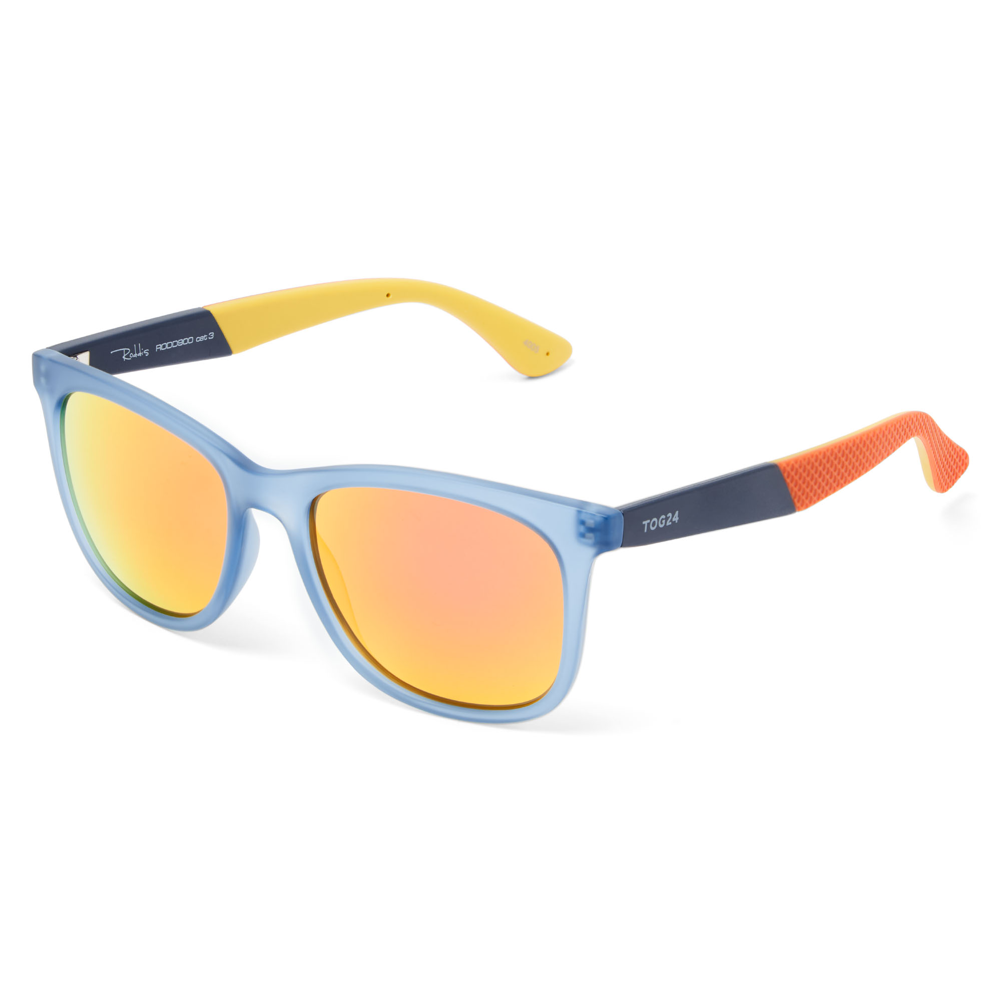 TOG24 Unisex Roddis Sunglasses Crystal Blue/Orange material_other - One Size