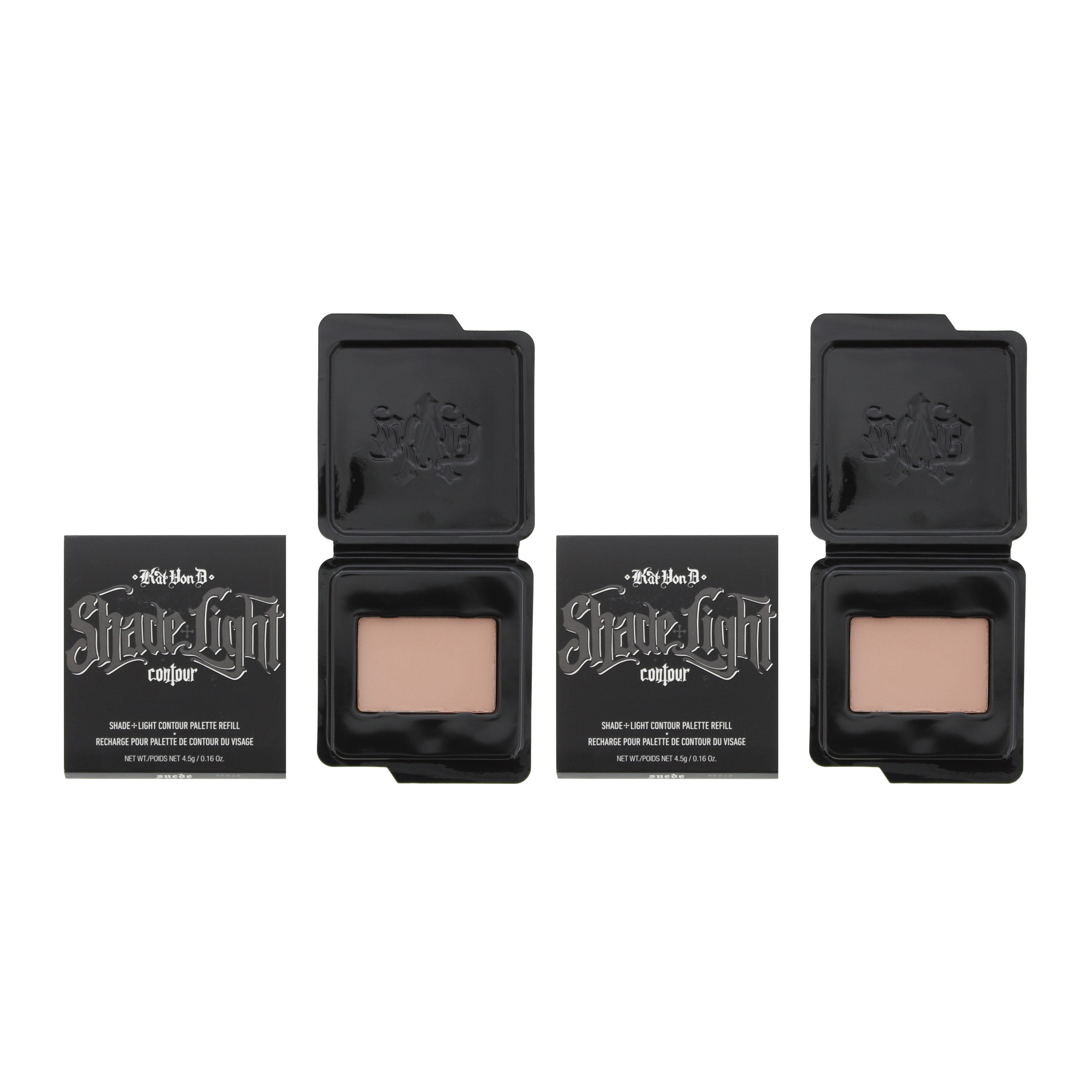 KVD Womens Kat Von D Shade & Light Contour Powder Refill 4.5g - Suede x 2 - NA - One Size