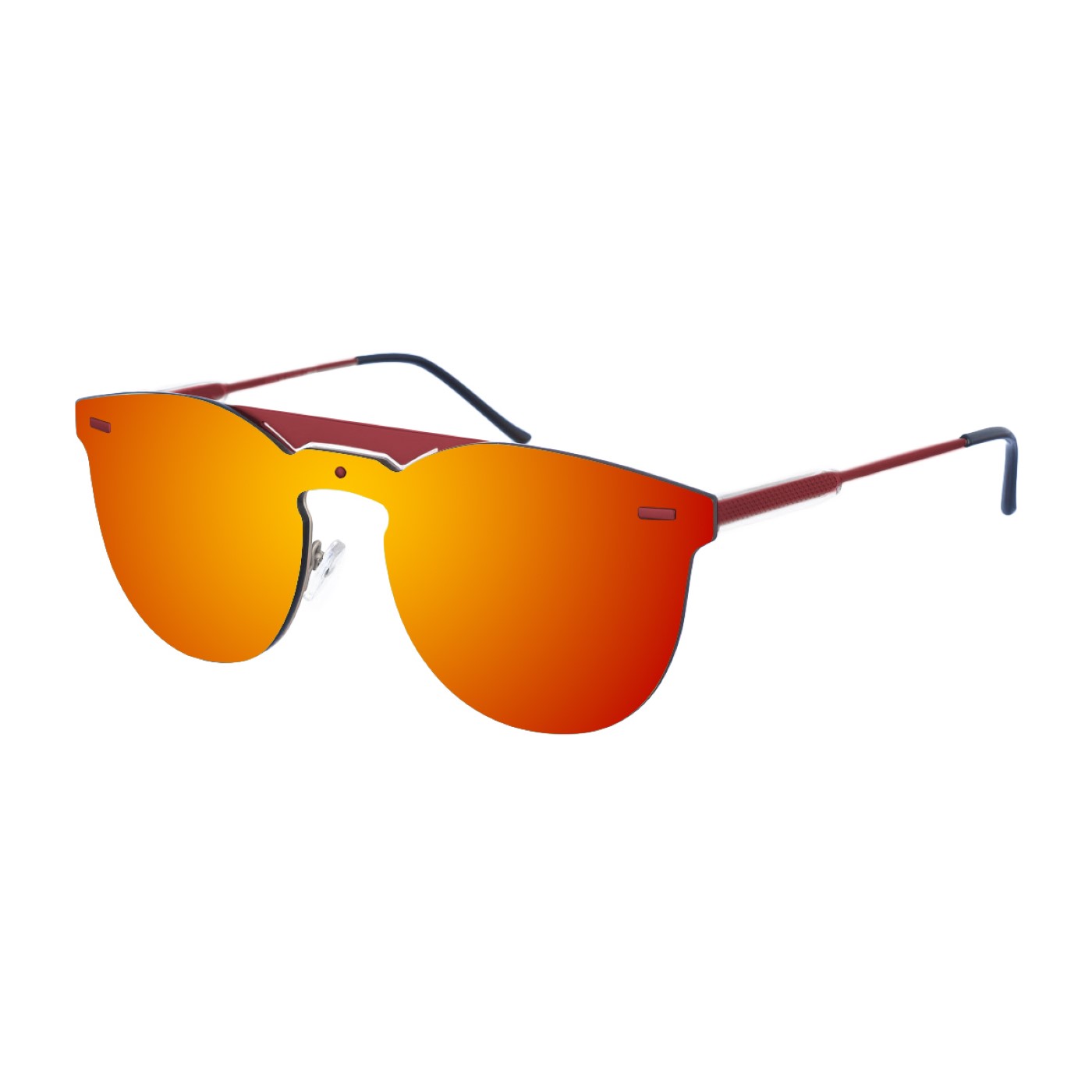 Kypers Unisex Vian Sunglasses - Orange Nylon - One Size